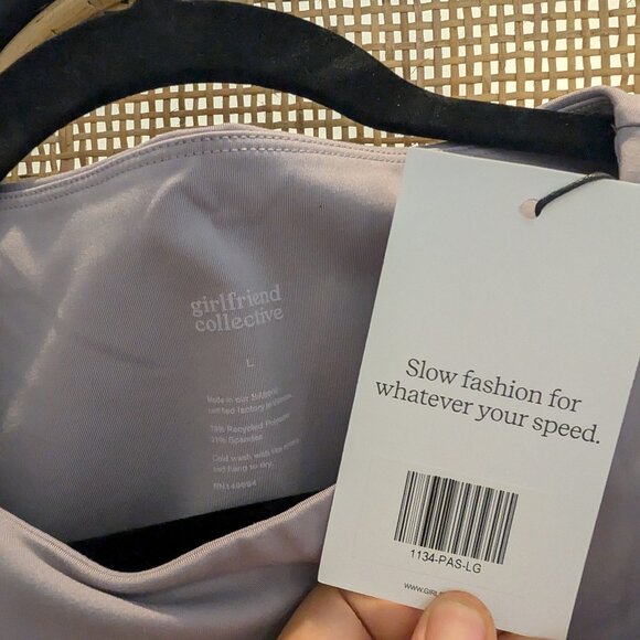 Girlfriend Collective Jolene Bra (Macaron, L) - Picture 5 of 5